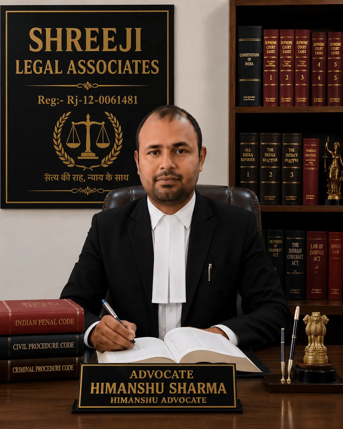 Portrait of Advocate Himanshu Sharma